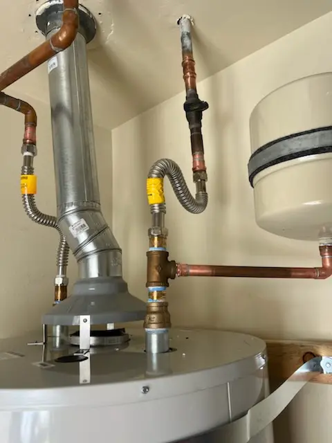 Water heater installation and plumbing repair in Gautier
